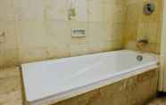 In-room Bathroom 7 Homey and Good 2BR at Braga City Walk Apartment By Travelio