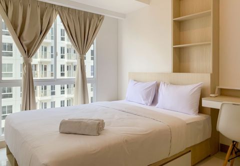 Bedroom Warm and Relaxing 2BR at Tokyo Riverside PIK 2 Apartment By Travelio