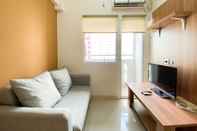 Common Space Strategic and Comfort 2BR at Green Pramuka City Apartment By Travelio