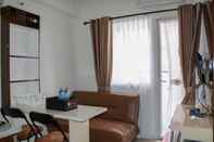 Lobi Well Design and Comfort 2BR Apartment at Green Pramuka City By Travelio