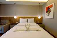 Bedroom Cozy and Clean Studio at Mataram City Apartment By Travelio