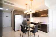 Lobby Luxurious and Private Access 2BR Apartment at The Galaxy Residences By Travelio