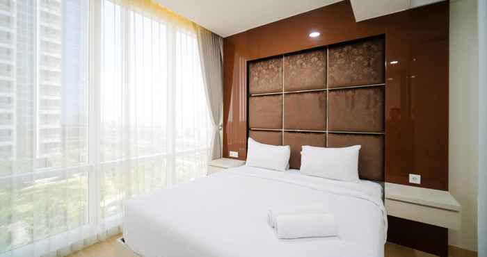 Bedroom Luxurious and Private Access 2BR Apartment at The Galaxy Residences By Travelio