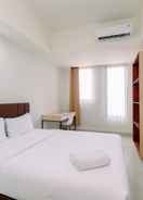 BEDROOM Cozy and Simply Look Studio Evenciio Margonda Apartment By Travelio