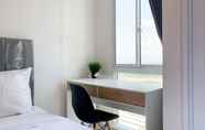 Bedroom 3 Comfortable and Homey Studio Tokyo Riverside PIK 2 Apartment By Travelio