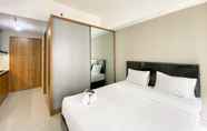 Bedroom 3 Cozy and Homey Stay Studio Gateway Park LRT City Bekasi Apartment By Travelio