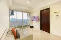 Lobby Comfort Living and Spacious 2BR at Menteng Park Apartment By Travelio