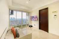 Lobi Comfort Living and Spacious 2BR at Menteng Park Apartment By Travelio