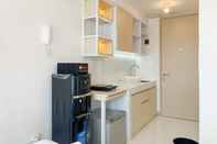 Common Space Fully Furnished with Comfort Design Studio Apartment Tokyo Riverside PIK 2 By Travelio