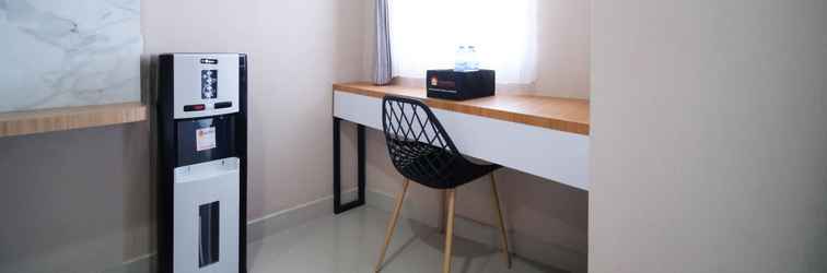 Lobi Comfy and Best Choice Studio at Grand Dharmahusada Lagoon Apartment By Travelio