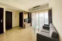 Ruang Umum Elegant Designed and Spacious 3BR at Menteng Park Apartment By Travelio