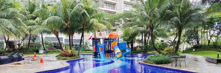 Lobi Modern and Spacious 3BR at Sky House BSD Apartment By Travelio