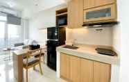 Ruang Umum 4 Best Homey 1BR Apartment at Vasanta Innopark By Travelio