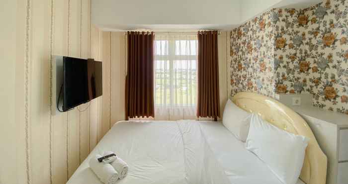 Bedroom Homey and Spacious 3BR at Springlake Summarecon Bekasi Apartment By Travelio