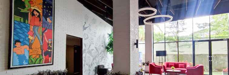 Lobby Homey Studio Apartment Cordova Edupartment Semarang By Travelio