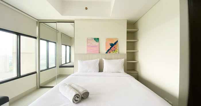 ห้องนอน Homey and Cozy Stay Studio Pollux Chadstone Apartment By Travelio