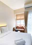 BEDROOM Simply Look Studio Apartment at Transpark Juanda Bekasi Timur By Travelio