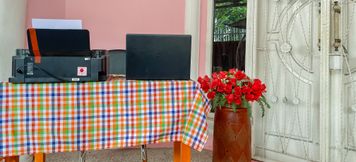 Lobby 5 RedDoorz near Palembang Airport 1