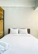 BEDROOM Comfy and Best Deal Studio Vasanta Innopark Apartment By Travelio