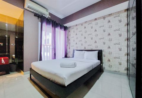 Bedroom Look Simply Studio Room at 11st Floor Paramount Skyline Apartment By Travelio