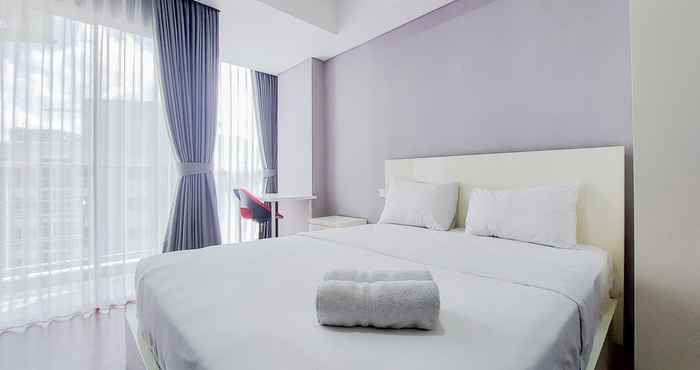 Bedroom Elegant and Good Studio at Pacific Garden Apartment By Travelioent By Travelio