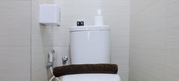 In-room Bathroom 3 Homey Studio Room Apartment at 7th Floor Gateway Pasteur By Travelio