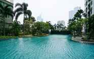 Swimming Pool 6 Homey Best 1BR Apartment at Thamrin Residence By Travelio