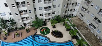 Lobby 6 2BR Homey Apartment at Parahyangan Residence By Travelio