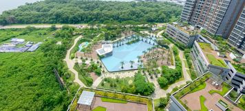 Lobby 5 Look Modern 1BR with Golf Island and Sea View Gold Coast Apartment By Travelio