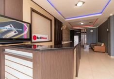 Lobby 5 RedDoorz @ Jalan Gajah Mada Lampung