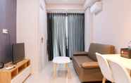 Common Space 2 1BR Brand New with Working Room at Daan Mogot City Apartment By Travelio