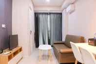 Common Space 1BR Brand New with Working Room at Daan Mogot City Apartment By Travelio