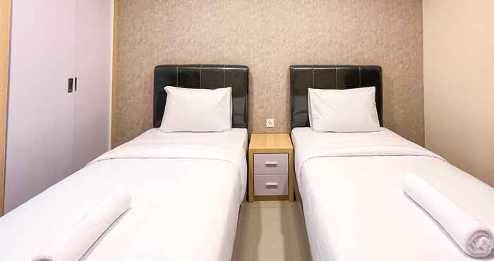 Bedroom Studio Comfy Room at De Prima Apartment Medan By Travelio