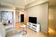 Common Space Simply and Comfort Stay 2BR at Meikarta Apartment By Travelio