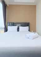 BEDROOM Comfy and Modern Look 2BR at Menteng Park Apartment By Travelio