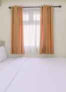 BEDROOM 2BR Comfort Designed at Green Pramuka City Apartment By Travelio