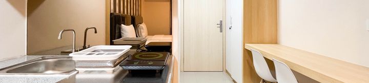Lobby 2 Tidy and Comfortable Studio De Prima Apartment By Travelio