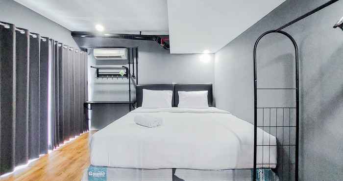 Kamar Tidur Spacious 2BR Loft Apartment at Brooklyn Alam Sutera By Travelio
