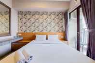 Kamar Tidur Nice and Fancy Studio at Atria Residence Gading Serpong Apartment By Travelio