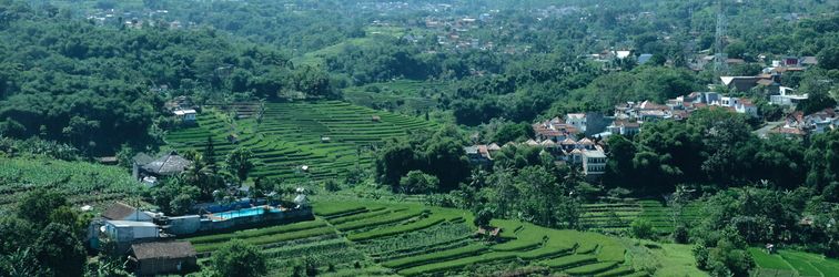 Lobby Best Choice 2BR at Taman Melati Jatinangor Apartment By Travelio