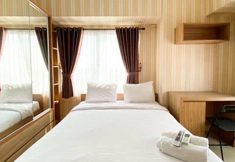 臥室 Cozy Stay Studio Apartment at Tamansari Mahogany Karawang By Travelio