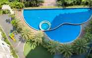 Swimming Pool 4 Elegant and Spacious Studio Apartment Mustika Golf Residence By Travelio