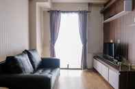 Common Space Modern 2BR Room Apartment at Tamansari Panoramic By Travelio