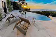 Swimming Pool The Lavana Villa Lombok Sunset