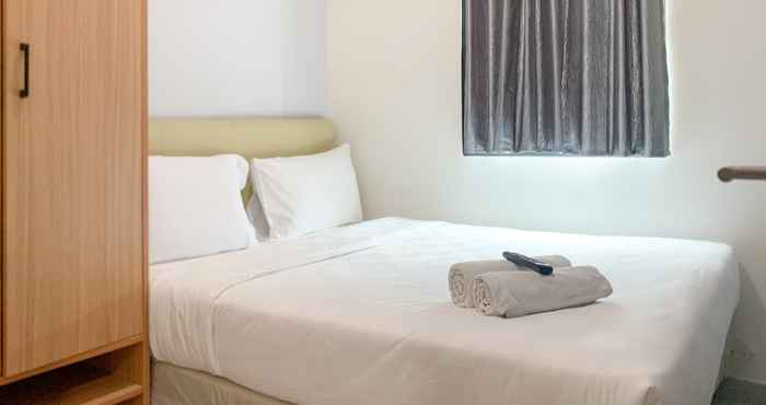 Kamar Tidur Stylish 2BR Apartment at Osaka Riverview PIK 2 By Travelio