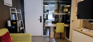 Common Space 2 Unique and Spacious Studio with City View Apartment at Parahyangan Residence By Travelio