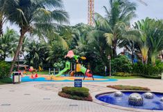 Entertainment Facility 6 Simply Look and Homey Studio Sky House Alam Sutera Apartment By Travelio