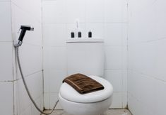 In-room Bathroom 5 Tranquil Designed 2BR Apartment at Gateway Ahmad Yani Cicadas By Travelio