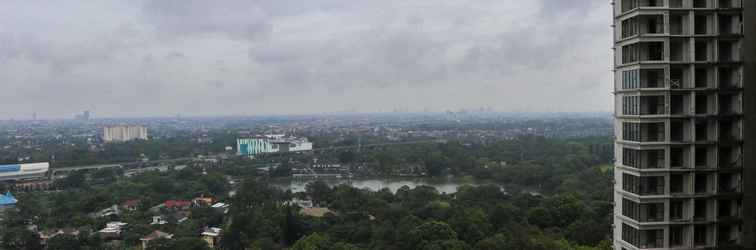 Lobby Comfort 2BR at 30th Floor Transpark Cibubur Apartment  By Travelio