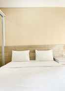 BEDROOM Cozy and Fancy Studio Apartment at Transpark Juanda Bekasi Timur By Travelio